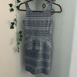 h&m dress, super cute print and shape
